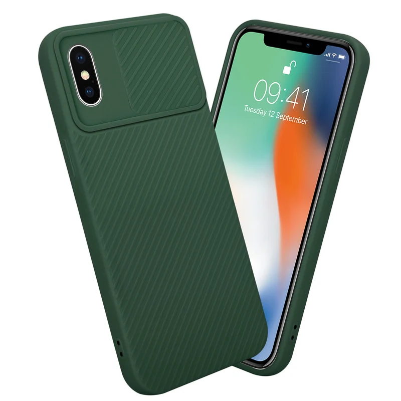 Cadorabo Hülle kompatibel mit Apple iPhone X / XS TPU Silikon Case Cover