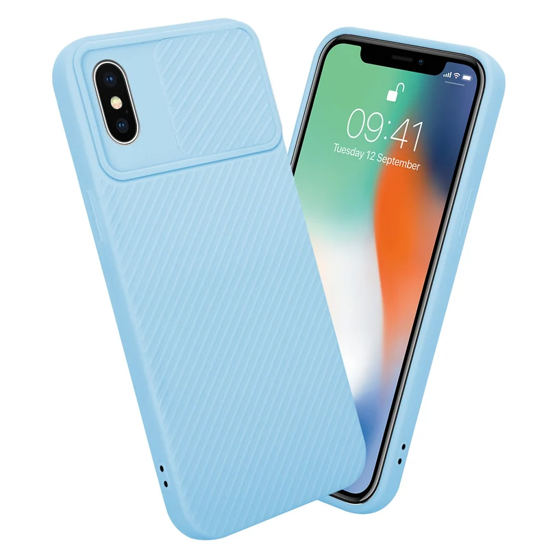 Cadorabo Hülle kompatibel mit Apple iPhone X / XS TPU Silikon Case Cover