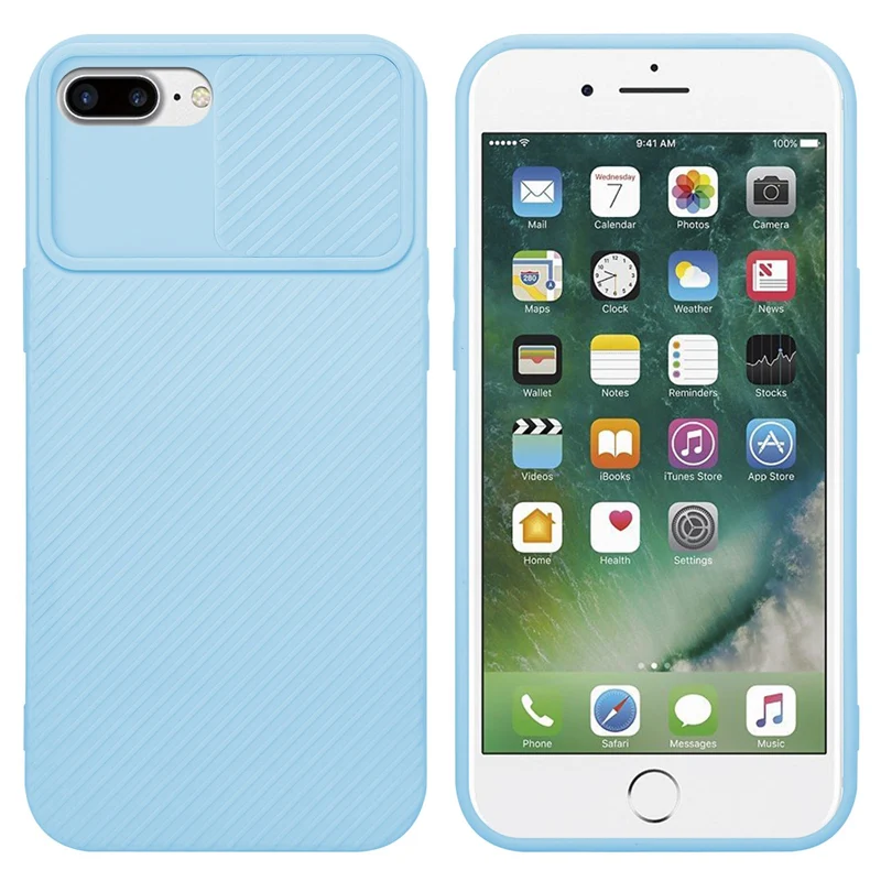 Cadorabo Hülle kompatibel mit Apple iPhone 7 PLUS / 7S PLUS / 8 PLUS TPU Silikon Case Cover