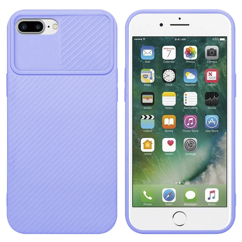 Cadorabo Hülle kompatibel mit Apple iPhone 7 PLUS / 7S PLUS / 8 PLUS TPU Silikon Case Cover
