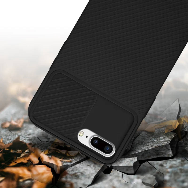 Cadorabo Hülle kompatibel mit Apple iPhone 7 PLUS / 7S PLUS / 8 PLUS TPU Silikon Case Cover