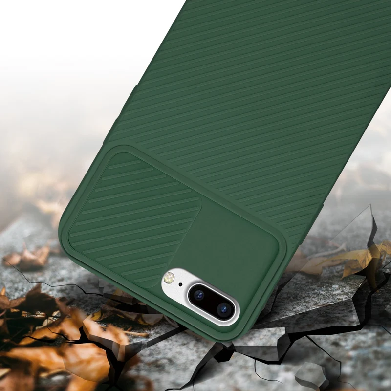 Cadorabo Hülle kompatibel mit Apple iPhone 7 PLUS / 7S PLUS / 8 PLUS TPU Silikon Case Cover