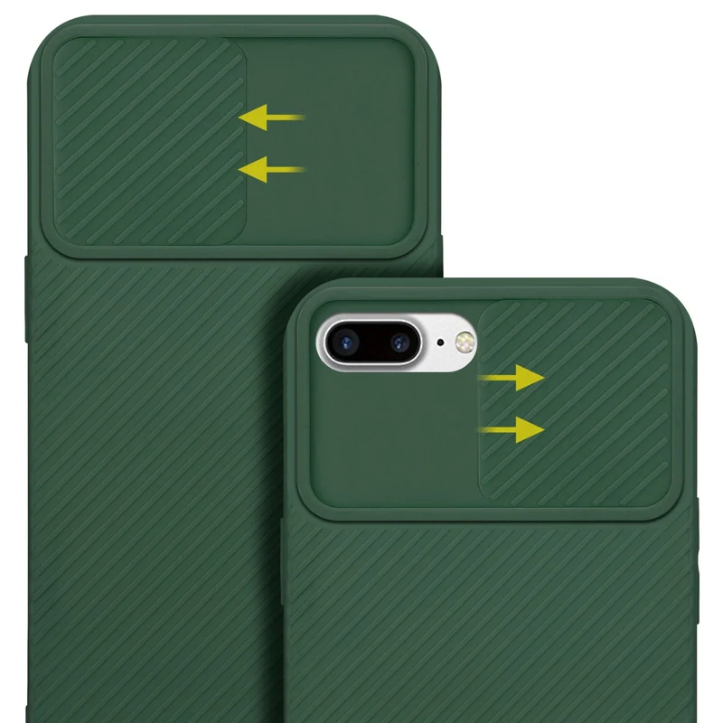 Cadorabo Hülle kompatibel mit Apple iPhone 7 PLUS / 7S PLUS / 8 PLUS TPU Silikon Case Cover