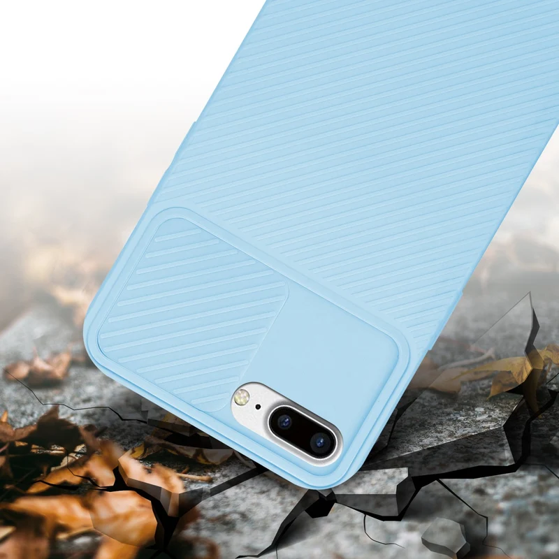 Cadorabo Hülle kompatibel mit Apple iPhone 7 PLUS / 7S PLUS / 8 PLUS TPU Silikon Case Cover