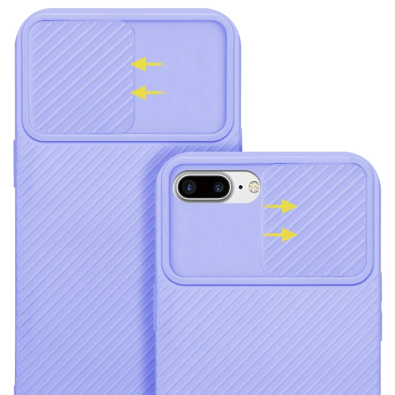 Cadorabo Hülle kompatibel mit Apple iPhone 7 PLUS / 7S PLUS / 8 PLUS TPU Silikon Case Cover
