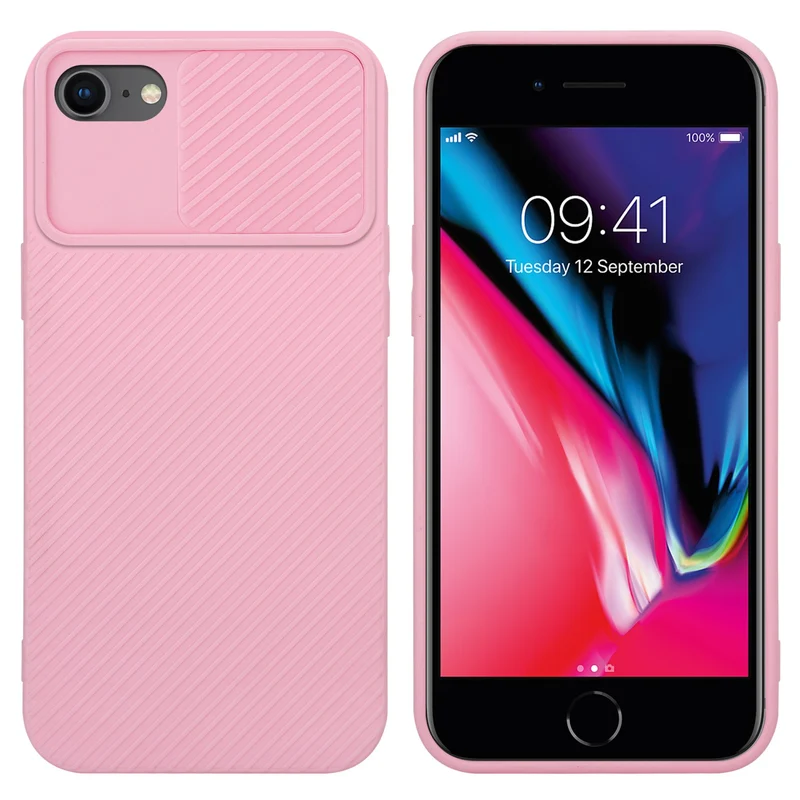 Cadorabo Hülle kompatibel mit Apple iPhone 7 / 7S / 8 / SE 2020 TPU Silikon Case Cover