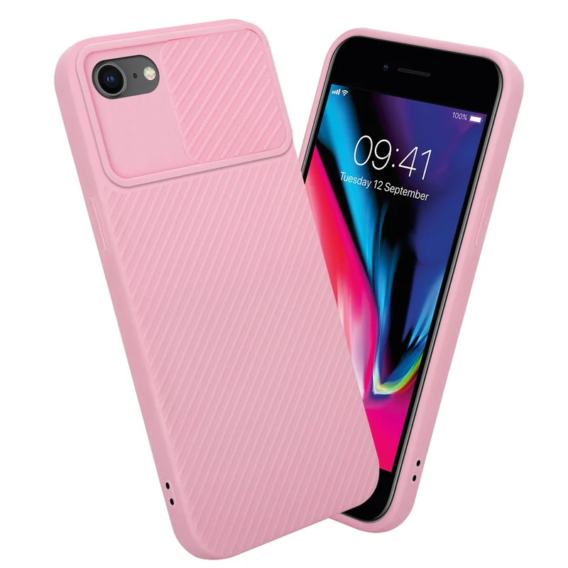 Cadorabo Hülle kompatibel mit Apple iPhone 7 / 7S / 8 / SE 2020 TPU Silikon Case Cover