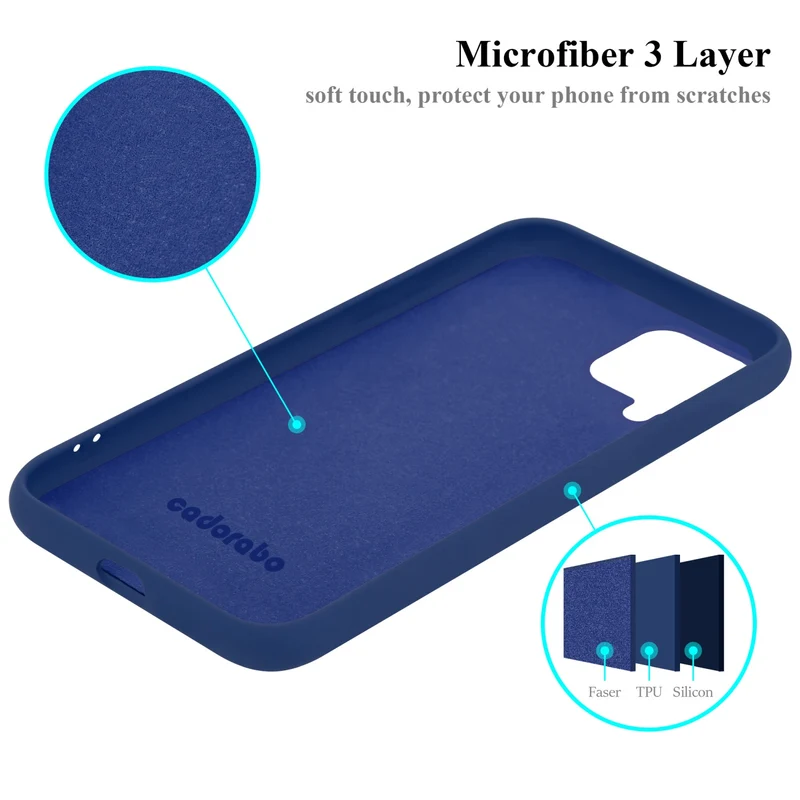 Cadorabo Hülle kompatibel mit Samsung Galaxy A12 / M12 Schutzhülle aus flexiblem TPU Silikon