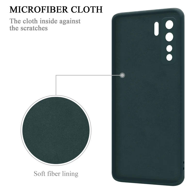 Cadorabo Hülle kompatibel mit Huawei P40 LITE 5G / NOVA 7 SE Schutzhülle aus flexiblem TPU Silikon mit Ring
