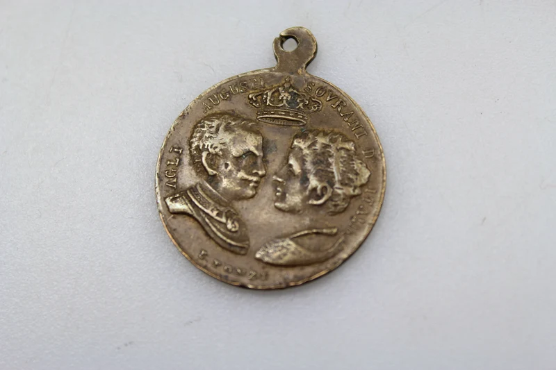 Gedenkmedaille zur Hochzeit von Viktor Emanuel III. und Elena von Montenegro – 24.10.1896