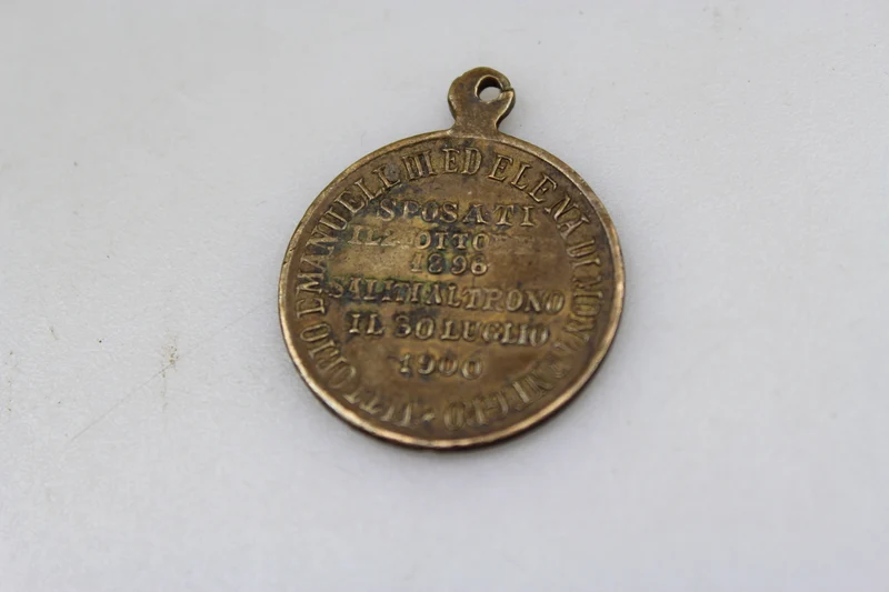Gedenkmedaille zur Hochzeit von Viktor Emanuel III. und Elena von Montenegro – 24.10.1896