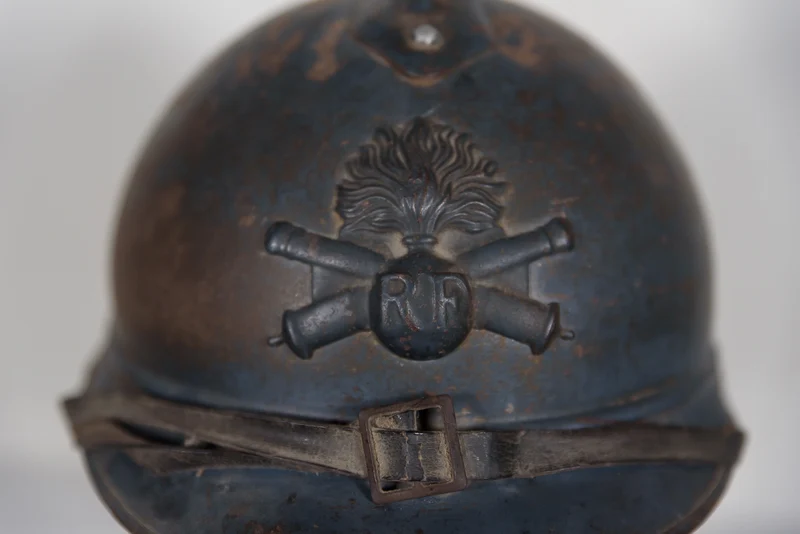 Adrian French M.15 Artilleriehelm aus dem Ersten Weltkrieg