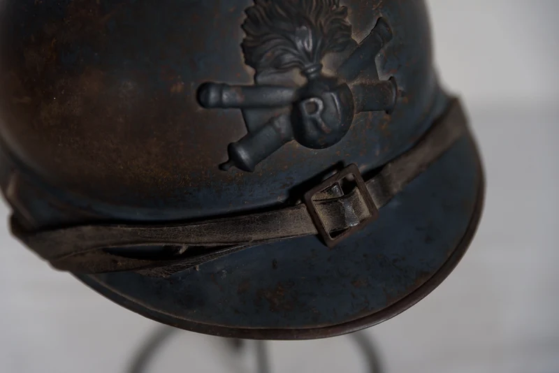 Adrian French M.15 Artilleriehelm aus dem Ersten Weltkrieg