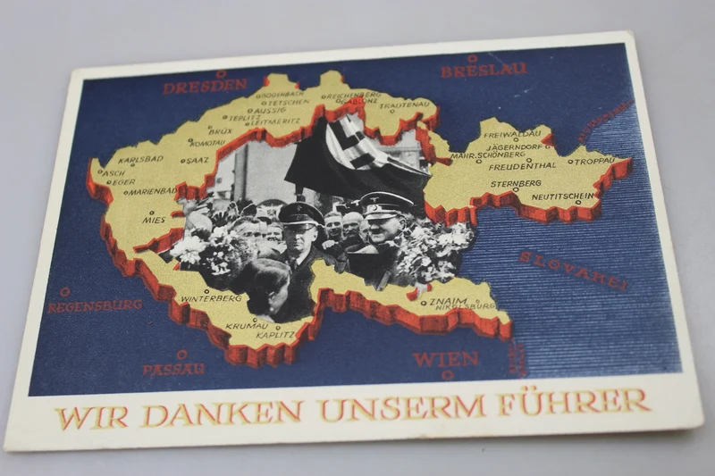 Postkarte 1. Oktober 1938