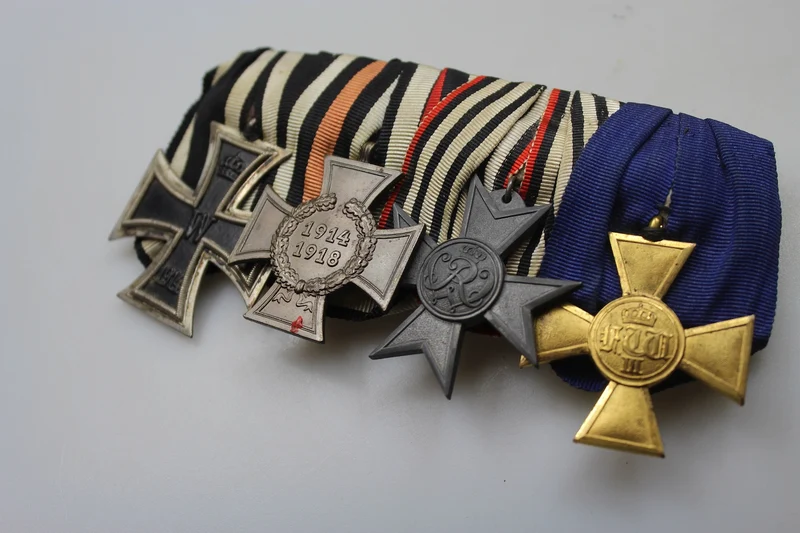 Spange 4 Kreuze WW1