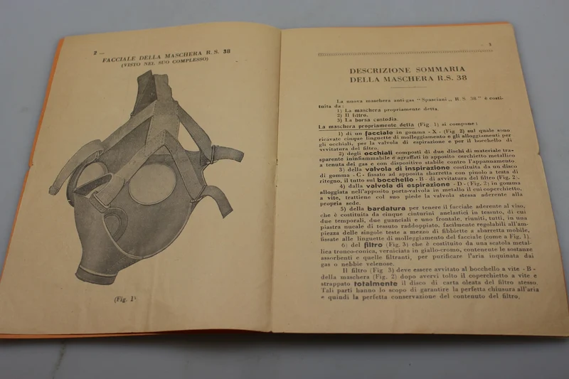 RS38 Gasmasken-Bedienungsanleitung