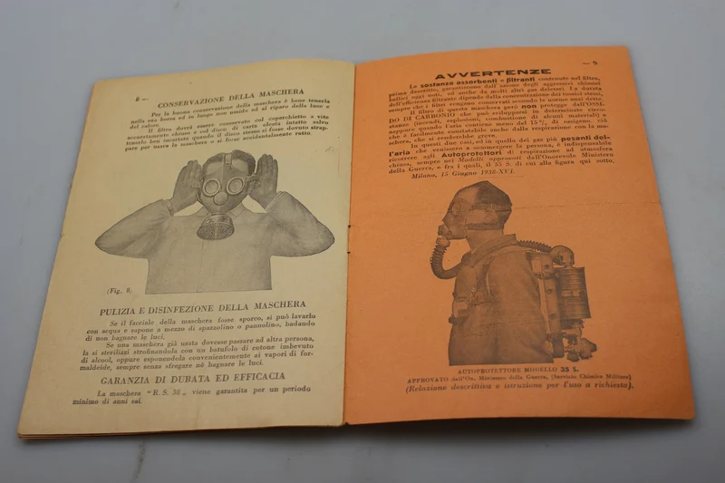 RS38 Gasmasken-Bedienungsanleitung