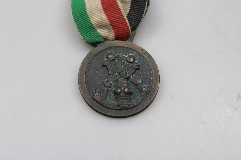 Medaille der italienisch-deutschen Freundschaft in Afrika.