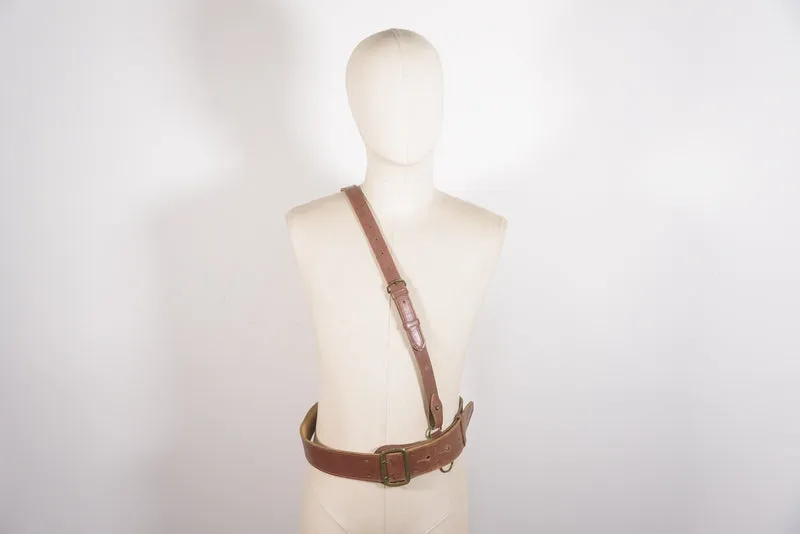 „Sam Browne“ Offiziers-REI-WW2-Gürtel