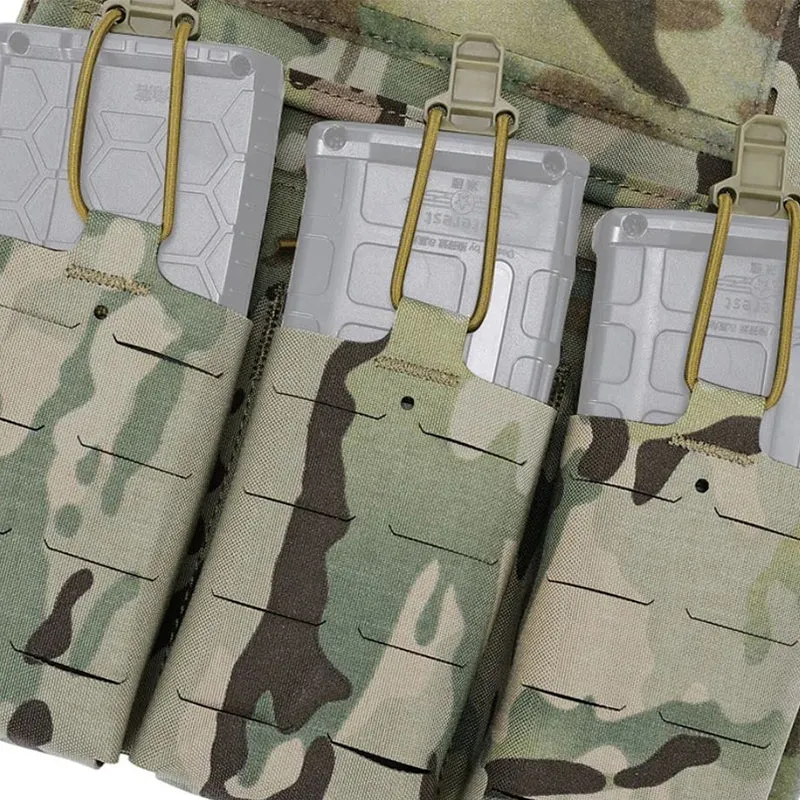 Modularer FCPC V5 Plate Carrier + KTAR Triple Flap (Replika-Set) – Schnellverschluss-Weste mit 5.56 Magazintasche