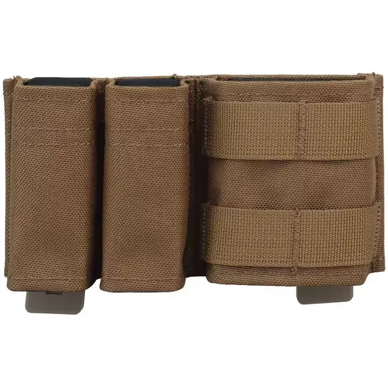 Taktische 1+2 KYWI Replica Magazintasche – Shorty-Pouch mit Kydex-Einsatz für 5.56 & 9mm (MOLLE-kompatibel)