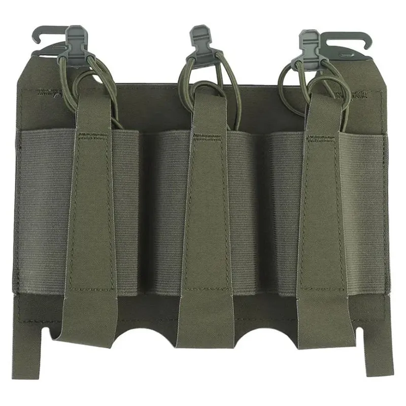 Low-Profile Triple Elastic AR Front Flap – G-Hook-kompatibel & ultra-flach (für 5.56 / 7.62 Magazine)