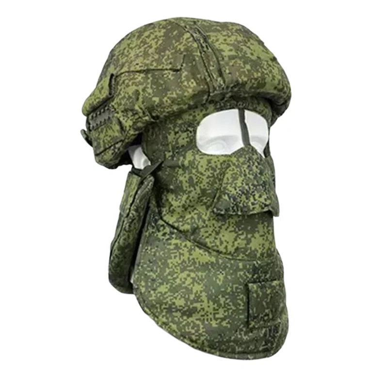 6B49 Replika Gesichts- & Halsschutzmaske – Schutzüberzug im Digital Flora Tarnmuster (Russisches Design, Airsoft & Ratnik Cosplay)