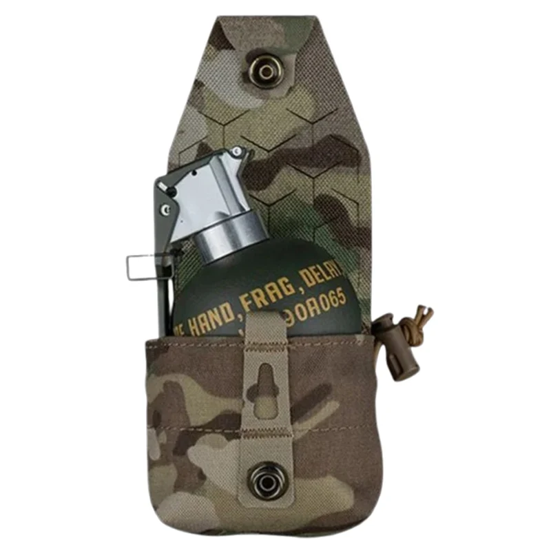 Multifunktionale SPUD Frag Grenade Pouch – MOLLE-kompatibel & komprimierbar (für M67, ZYN, Handfesseln, Batterien u. v. m.)