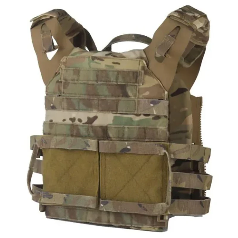 Leichte JPC 2.0 Replika Plattenträger-Weste – modulare Low-Profile-Weste für Airsoft & Training (kompatibel mit AVS Flaps, Zip-On Panels, MOLLE)