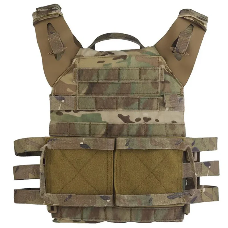 Leichte JPC 2.0 Replika Plattenträger-Weste – modulare Low-Profile-Weste für Airsoft & Training (kompatibel mit AVS Flaps, Zip-On Panels, MOLLE)