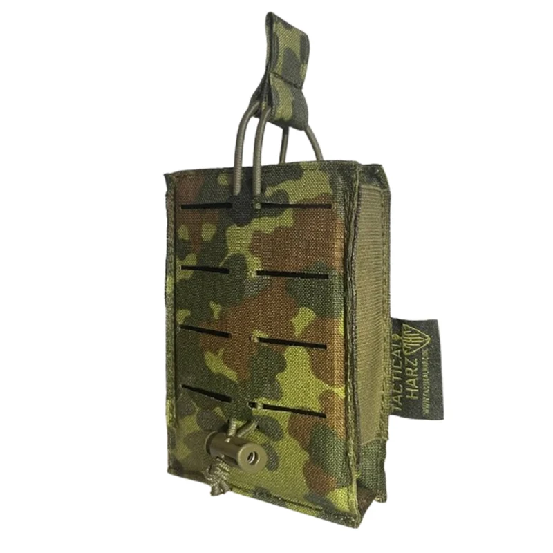 Taktische Magazintasche G36 MOLLE – handgefertigt im Harz – 5-Farben-Flecktarn