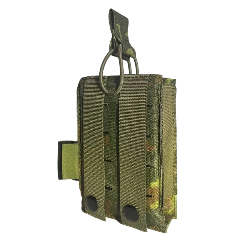 Taktische Magazintasche G36 MOLLE – handgefertigt im Harz – 5-Farben-Flecktarn