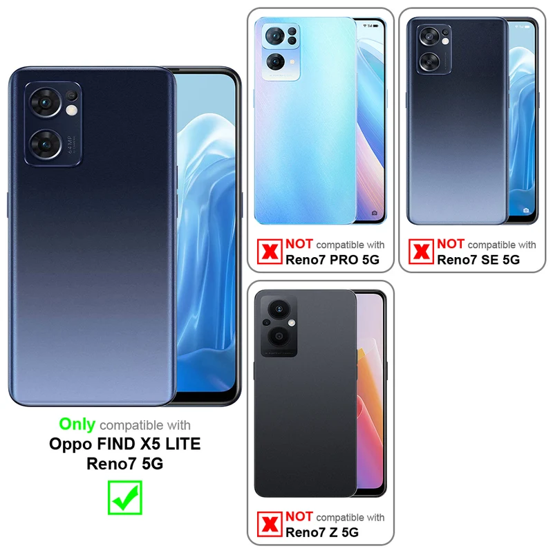 Cadorabo Hülle kompatibel mit Oppo FIND X5 LITE / Reno7 5G Schutzhülle im Blumen Design mit Magnetverschluss, Standfunktion und Kartenfächern