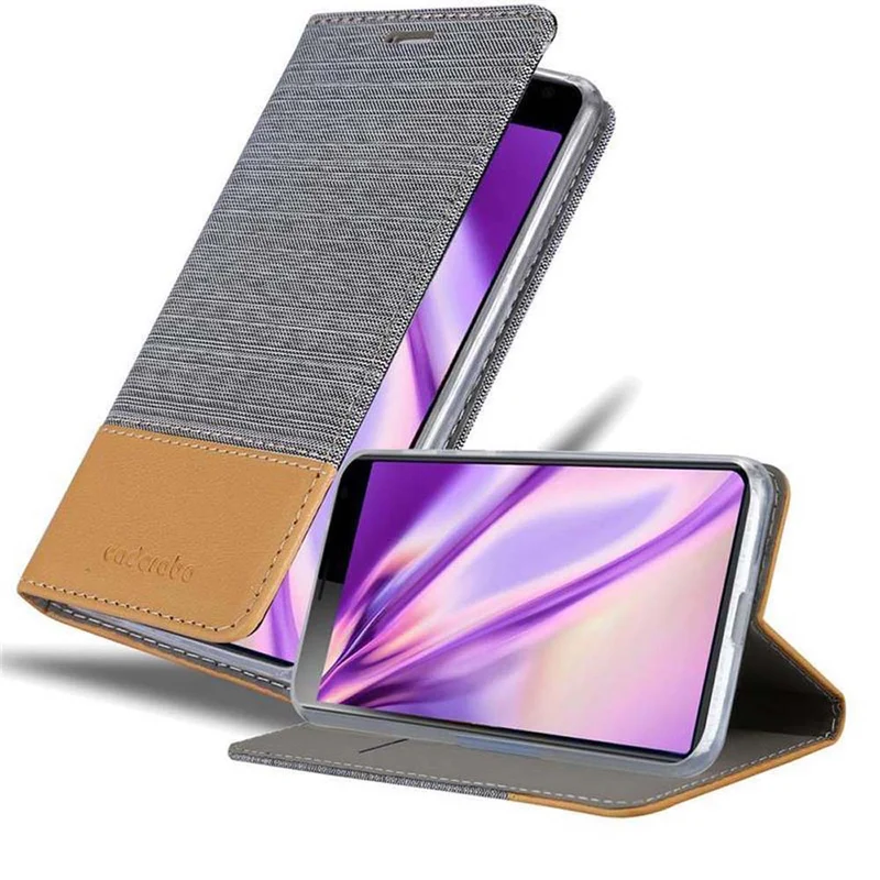 Cadorabo Hülle kompatibel mit Sony Xperia 10 / Xperia XA3 Schutzhülle mit Magnetverschluss, Standfunktion und Kartenfach