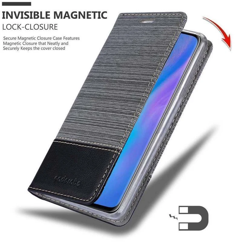 Cadorabo Hülle kompatibel mit Huawei P30 PRO Schutzhülle mit Magnetverschluss, Standfunktion und Kartenfach