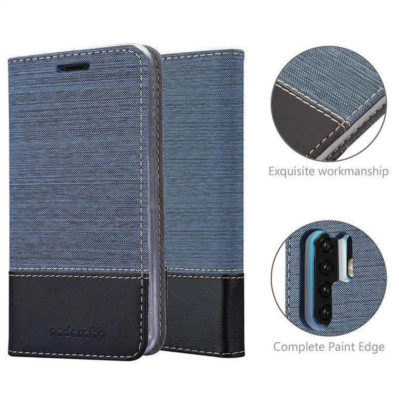 Cadorabo Hülle kompatibel mit Huawei P30 PRO Schutzhülle mit Magnetverschluss, Standfunktion und Kartenfach