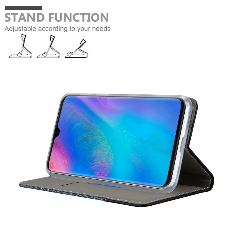 Cadorabo Hülle kompatibel mit Huawei P30 PRO Schutzhülle mit Magnetverschluss, Standfunktion und Kartenfach