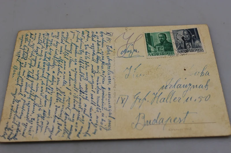 Ungarische Postkarte aus dem 2. Weltkrieg