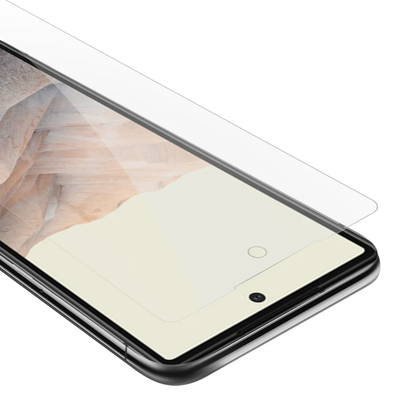 Cadorabo Panzer Folie kompatibel mit Google PIXEL 6 - Schutzfolie Gehärtetes (Tempered) Display-Schutzglas in 9H Härte mit 3D Touch Kompatibilität