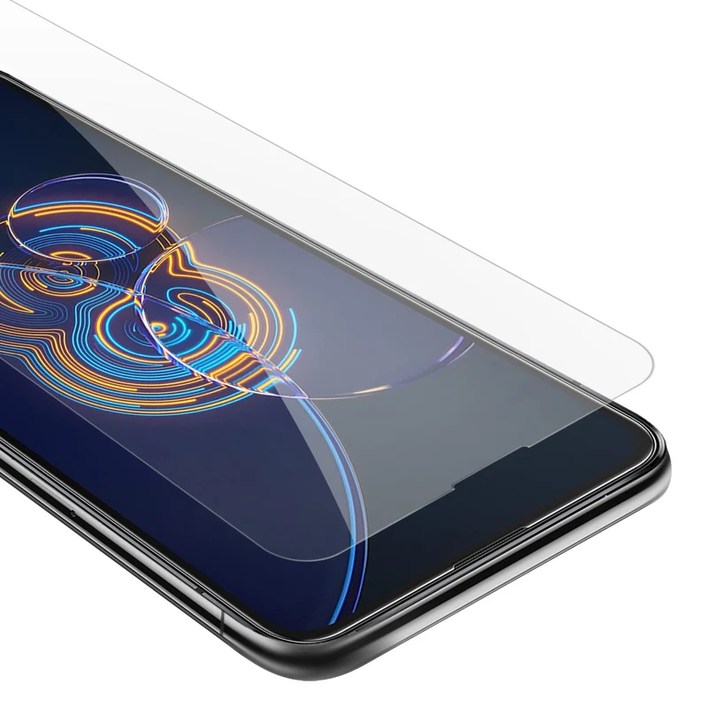 Cadorabo Panzer Folie kompatibel mit Asus ZenFone 8 FLIP - Schutzfolie Gehärtetes (Tempered) Display-Schutzglas in 9H Härte mit 3D Touch Kompatibilität