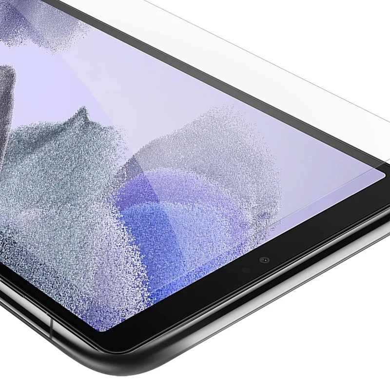Cadorabo Panzer Folie kompatibel mit Samsung Galaxy Tab A7 LITE (8.7 Zoll) Gehärtetes (Tempered) Display-Schutzglas in 9H Härte mit 3D Touch Kompatibilität