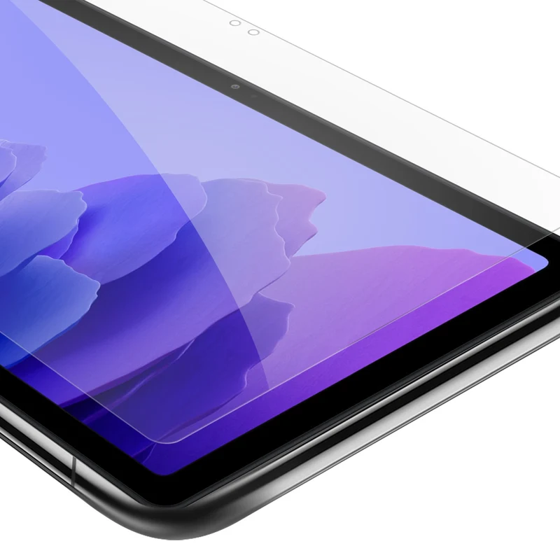 Cadorabo Panzer Folie kompatibel mit Samsung Galaxy Tab A7 (10.4 Zoll) Gehärtetes (Tempered) Display-Schutzglas in 9H Härte mit 3D Touch Kompatibilität