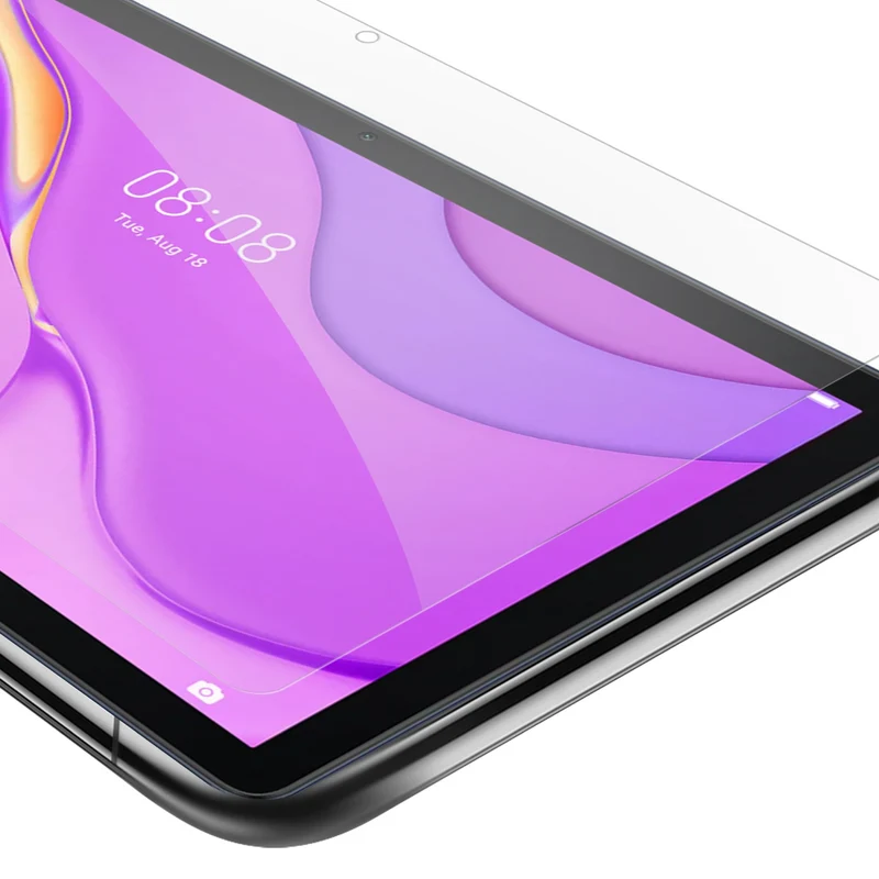 Cadorabo Panzer Folie kompatibel mit Huawei MatePad T 10 (9.7 Zoll) / T 10s (10.1 Zoll) Gehärtetes (Tempered) Display-Schutzglas in 9H Härte mit 3D Touch Kompatibilität