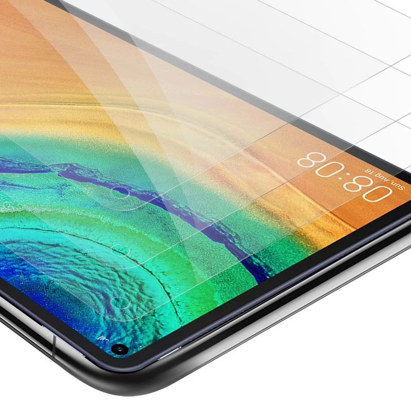 Cadorabo 3x Panzer Folie kompatibel mit Huawei MatePad PRO (10.8 Zoll) 3er Pack Gehärtetes (Tempered) Display-Schutzglas in 9H Härte mit 3D Touch Kompatibilität