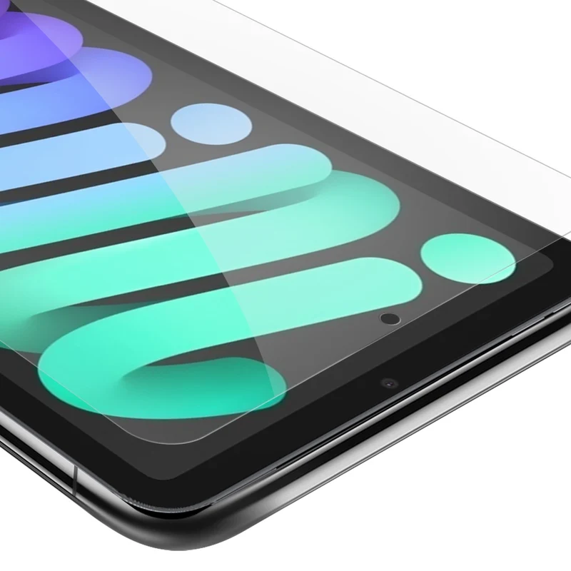 Cadorabo Panzer Folie kompatibel mit Apple iPad MINI 6 (8.3 Zoll) Gehärtetes (Tempered) Display-Schutzglas in 9H Härte mit 3D Touch Kompatibilität