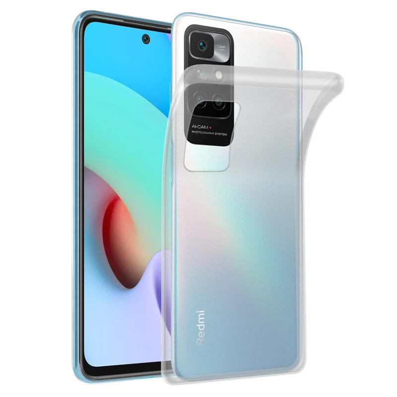 Cadorabo Hülle kompatibel mit Xiaomi RedMi 10 Schutzhülle aus flexiblem TPU Silikon