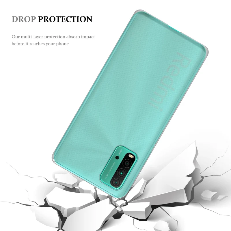 Cadorabo Hülle kompatibel mit Xiaomi RedMi 9T / POCO M3 Schutzhülle aus flexiblem TPU Silikon