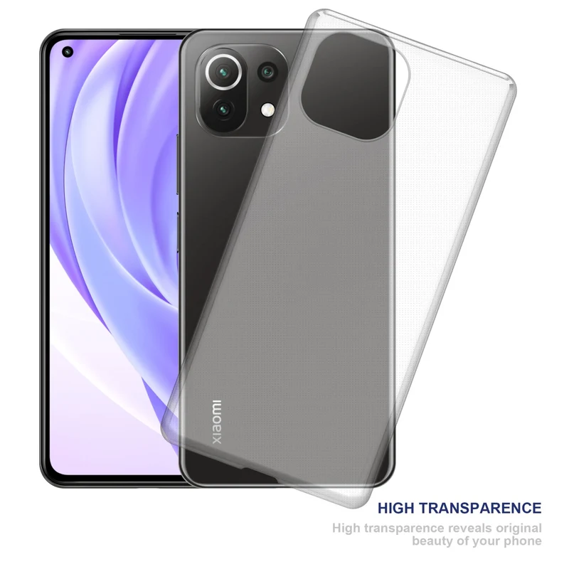 Cadorabo Hülle kompatibel mit Xiaomi Mi 11 LITE (4G / 5G) / 11 LITE NE Schutzhülle aus flexiblem TPU Silikon