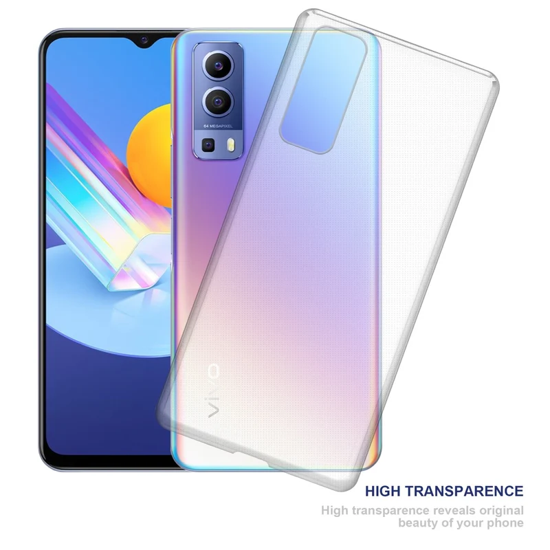 Cadorabo Hülle kompatibel mit Vivo Y52 5G / Y72 5G Schutzhülle aus flexiblem TPU Silikon
