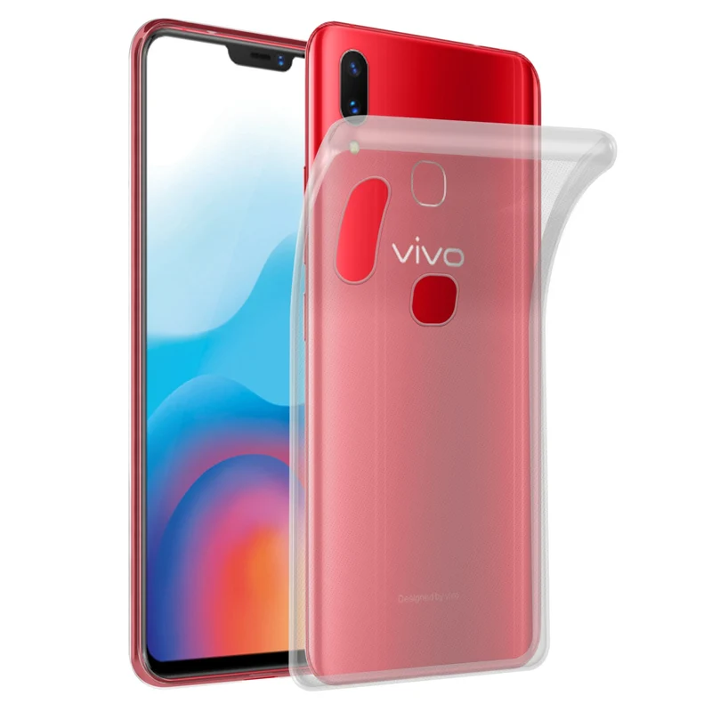Cadorabo Hülle kompatibel mit Vivo V21 4G / 5G Schutzhülle aus flexiblem TPU Silikon